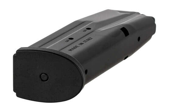 The Sig P320 Compact .45 ACP 9 round magazine features a flush fit polymer base pad
